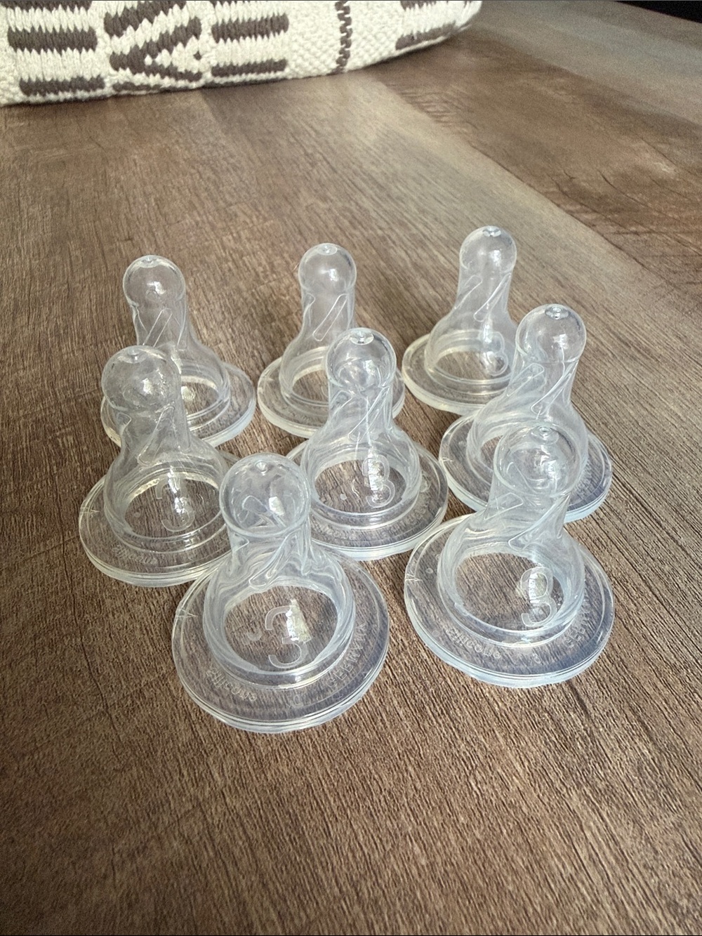 Dr. Brown’s Clear Silicone Baby Bottle Nipples - Pack of 8 Level 3